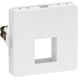 Fuga dataudtag med Keystone, stor,  1 modul, hvid