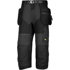 Snickers piratbuks med hylsterlommer, 6905 FlexiWork sort, str. 56