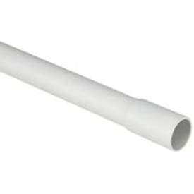3 meter Plastrør 40 mm HF med muffe 320N grå (3M)