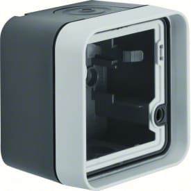 10 stk Berker Underlag enkelt grå W.1 IP55