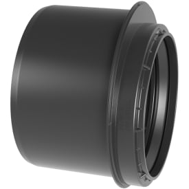 Wavin Sitech+ reduktion, Ø110x90 mm, plast, sort