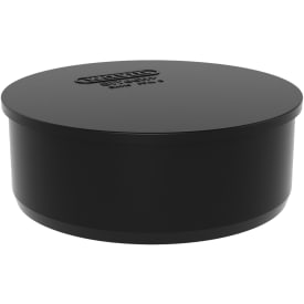 Wavin Sitech+ avløpsprop, Ø110 mm, plast, svart