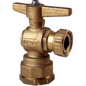 Isiflo vinkelventil 32 mm x 1", uden aftap