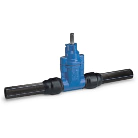 AVK 32 mm stikledningventil, duktiljern, med PE-ben, PN16