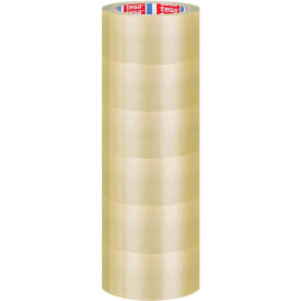 Tesa pakketape, transperant, 50 mm, 100 meter, 6 ruller