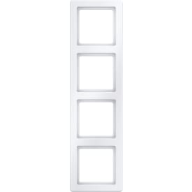 2 stk Berker Ramme 4 modul Q.1 hvid