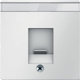 10 stk Berker Centerafdækning støvlåg Q.1/Q.3 enkelt konnektor hvid