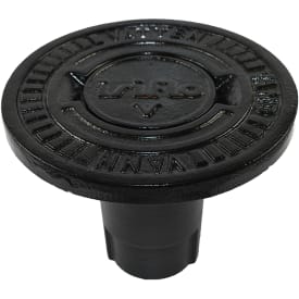 Isiflo rundt flydende gadedæksel Ø205 mm, duktiljern, sort