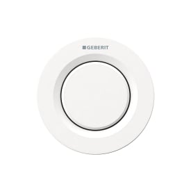 Geberit Type 01 Round trykknapp, hvit