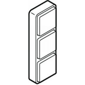 LK Fuga minimodul tryk, 25x75 mm, hvid