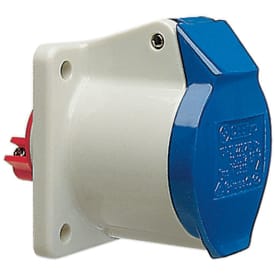 10 stk CEE Indbygning Vægudtag Lige 16A 3P IP44