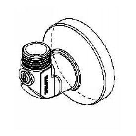 12/15 mm Wallfix u/håndtag vinkelløbende