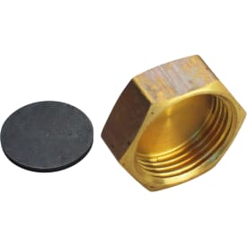 1,1/4" endestykke messing avzinkingsfri