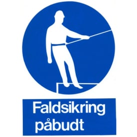 10 stk Faldsikring påbudt