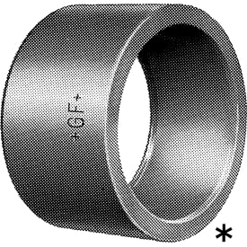 +GF+ reduktionsbøsning, Ø20x16 mm, plast, grå