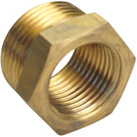 2" x 1/2" Afz. mess. nippelmuffe