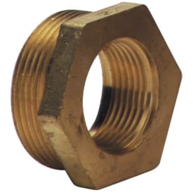 Messing nippelmuffe, 2" x 1"