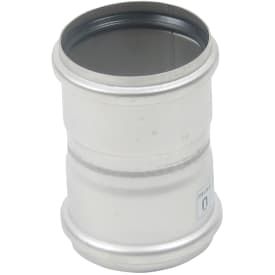 75 mm Dobbelt stikmuffe rustfri AISI304/EN1.4301 BLÜCHER