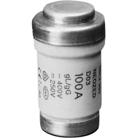 10 stk Sikring D03 100A