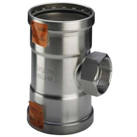 76,1 x 2" x 76,1 mm Sanpress Inox T-stykke