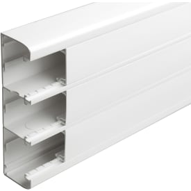 Kanal Kliksystem 50 x 180 mm med låg, hvid (2M)