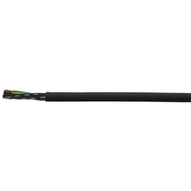 Styrekabel YSLY-OZ YY UV 2x0,5 mm² uskærmet, sort
