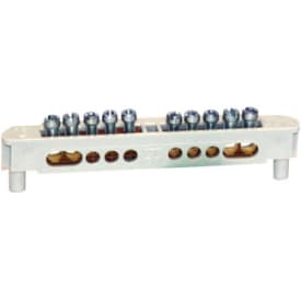 Klemrække AK05 Pen-S 2X5P nul/jord, til AKe/AK tavler