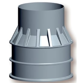Uni-Seals 800/625 x 1250 mm kabelbrønd, rund