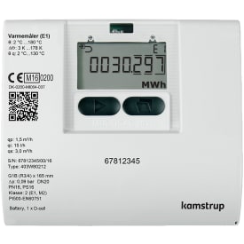 Varmemåler MULTICAL® 403 2,5M³/H / 190mm / 1" med batteri for returmontage