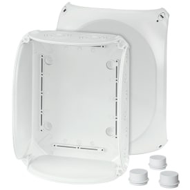 Forgreningsdåse DK2500G uden klemmer, 255 x 205 x 112 mm