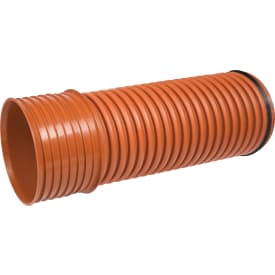 Kaczmarek K2 225/200 x 3000 mm PP-rør med muffe/gummiring, SN8