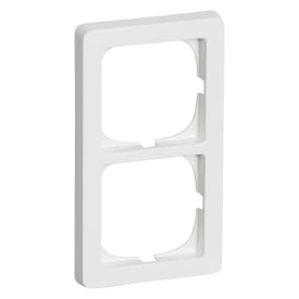 LK Fuga Baseline 63 ramme, 2x1 modul, hvid