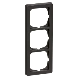 LK Fuga Baseline 63 ramme, 3 modul, koksgrå