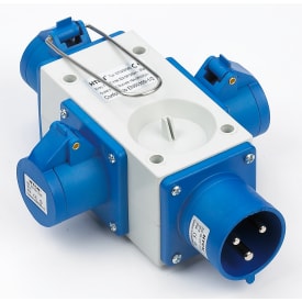 Kompakt grenuttak 3P 16A 230V, utgang: 3 x CEE 3P 16A 230V