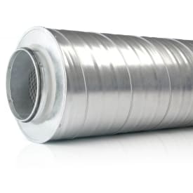 Lyddæmper SLL100 80/600 med 100mm isolering. NP/NP