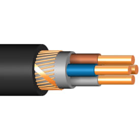 Kabel EXQJ 4x10/10 DCA, sort, T500