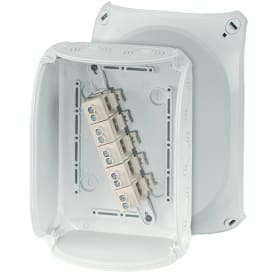 Kvik Forgreningsdåse KF1610G 210x155 mm M25-40 5x4-10 mm² grå