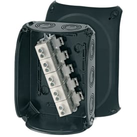 Kvik Forgreningsdåse KF1610B 210x155 mm M25-40 5x10-16 mm² sort