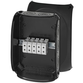 Kvik Forgreningsdåse KF5050G 355x255 mm M25-63 5x16-50 mm² sort