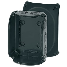 Kvik Forgreningsdåse KF1600B 210x155 mm M25-40 uden klemmer sort