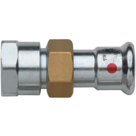 2 stk 42 x 1.1/2" TURBO Steel union muffe/muffe