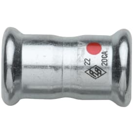 Turbo Steel dobbeltmuffe, 15 mm