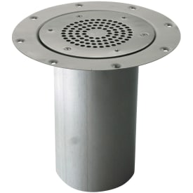 Aco forlænget overdel, til vinylgulv, Ø110 mm