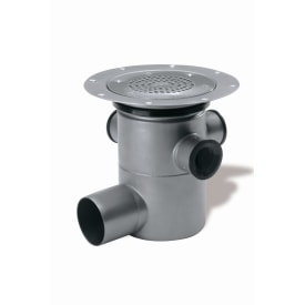 ACO AVLØP HORISONTALT 75MM 3DELER VINYL