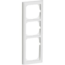 LK Fuga Softline 63 ramme, 3,5 modul, hvid