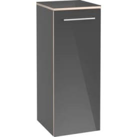 Villeroy & Boch Avento A895 veggskap, 34,8x88,8 cm, høyre grå