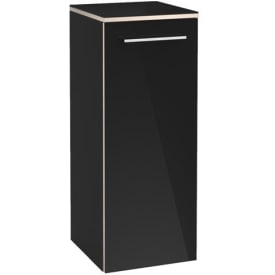 Villeroy & Boch Avento A895 vægskab, 34,8x88,8 cm, højre, sort