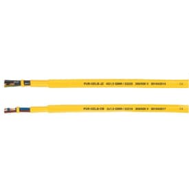 Styrekabel Pur-Gul-OB 2x1,5 mm², T500