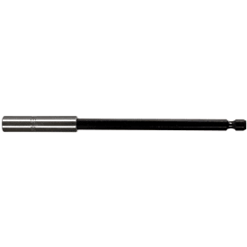 Tecos bitsholder rustfri, med låsering og magnet, 1/4"x150 mm