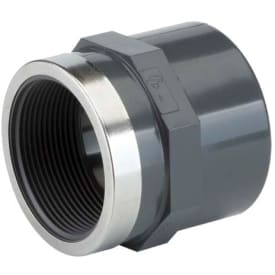 TP PVC-U d32x1" overgang muffe/nippel med indvendigt gevind
